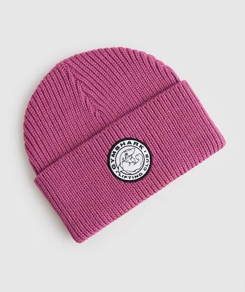 Sombreros Gymshark Legacy Deep Cuff Beanie Accessories Rosas Oscuro | CO 4185SGL